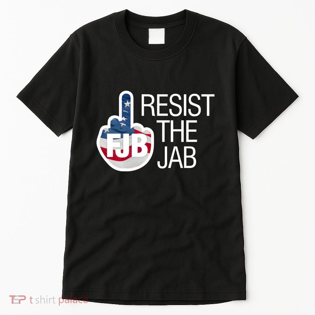 Resist The Jab Flag Logo Apparel Tall T-Shirt