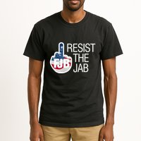 Resist The Jab Flag Logo Apparel Tall T-Shirt