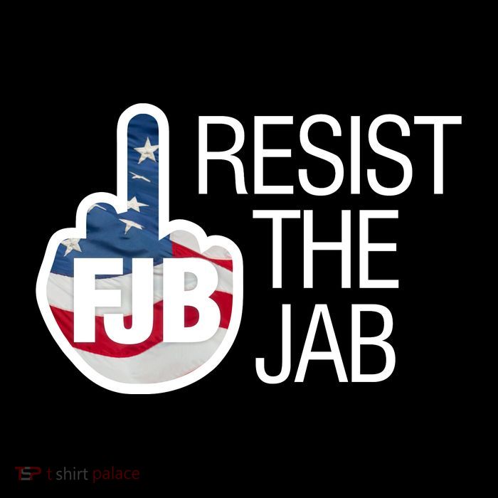 Resist The Jab Flag Logo Apparel Tall T-Shirt