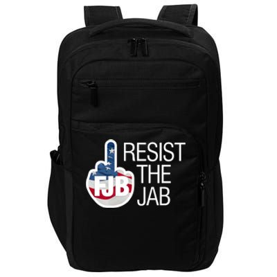 Resist The Jab Flag Logo Apparel Impact Tech Backpack