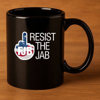 Resist The Jab Flag Logo Apparel 11oz C Handle Ceramic Mug