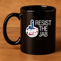 Resist The Jab Flag Logo Apparel 11oz C Handle Ceramic Mug