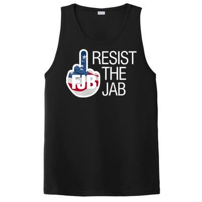 Resist The Jab Flag Logo Apparel PosiCharge Competitor Tank