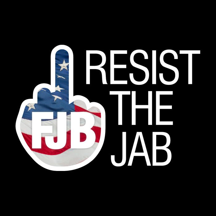 Resist The Jab Flag Logo Apparel Tie-Dye T-Shirt