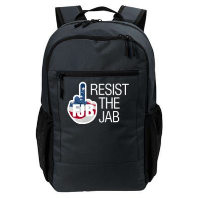 Resist The Jab Flag Logo Apparel Daily Commute Backpack