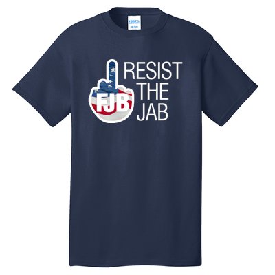 Resist The Jab Flag Logo Apparel Tall T-Shirt