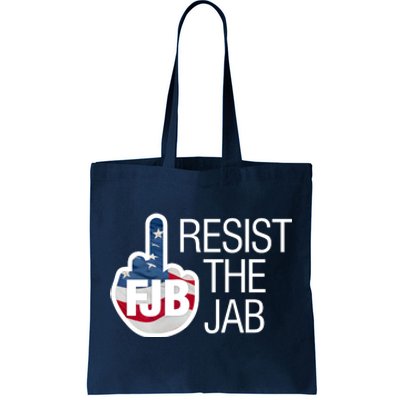 Resist The Jab Flag Logo Apparel Tote Bag