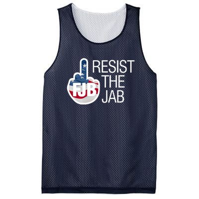 Resist The Jab Flag Logo Apparel Mesh Reversible Basketball Jersey Tank