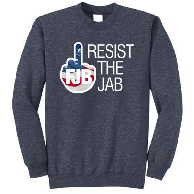 Resist The Jab Flag Logo Apparel Sweatshirt