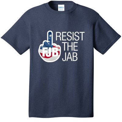 Resist The Jab Flag Logo Apparel T-Shirt