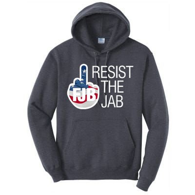 Resist The Jab Flag Logo Apparel Tall Hoodie