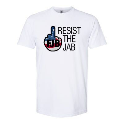 Resist The Jab Flag Logo Apparel Softstyle® CVC T-Shirt