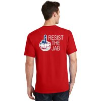 Resist The Jab Flag Logo Kitchenware T-Shirt