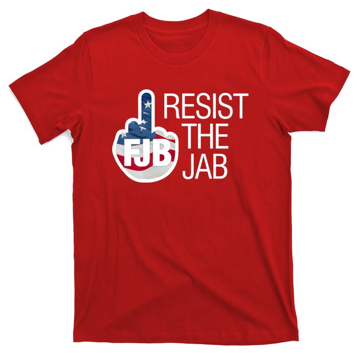 Resist The Jab Flag Logo Kitchenware T-Shirt