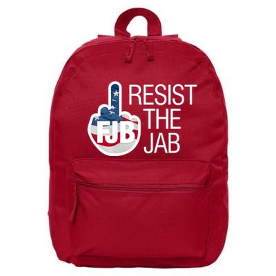 Resist The Jab Flag Logo Kitchenware 16 in Basic Backpack