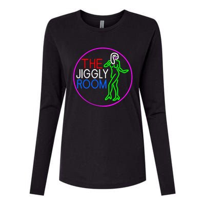 Retro The Jiggly Room Womens Cotton Relaxed Long Sleeve T-Shirt