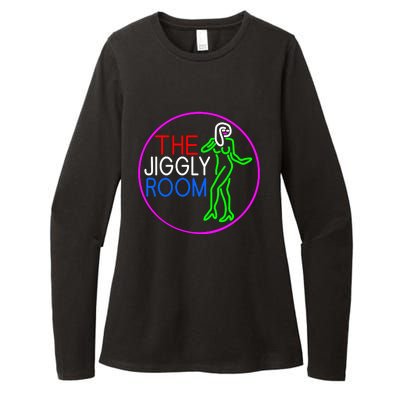 Retro The Jiggly Room Womens CVC Long Sleeve Shirt