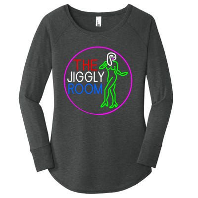 Retro The Jiggly Room Women's Perfect Tri Tunic Long Sleeve Shirt