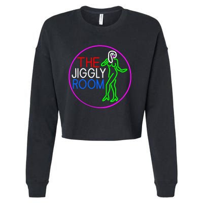 Retro The Jiggly Room Cropped Pullover Crew