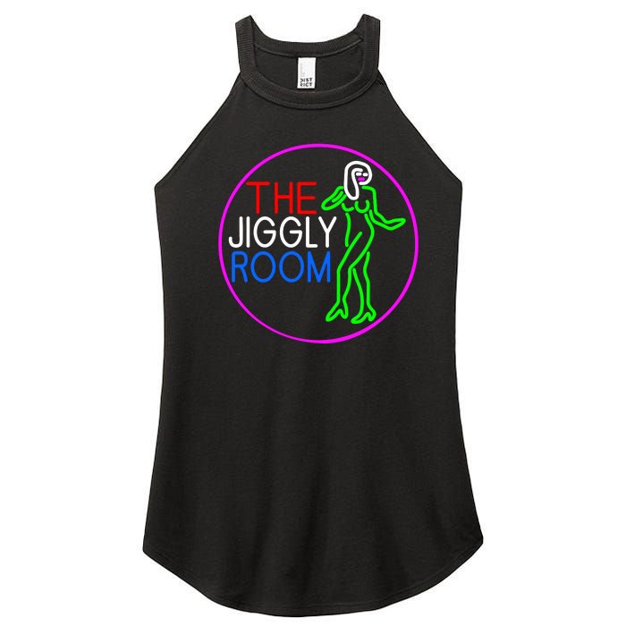 Retro The Jiggly Room Women's Perfect Tri Rocker Tank