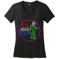 Retro The Jiggly Room Women's V-Neck T-Shirt