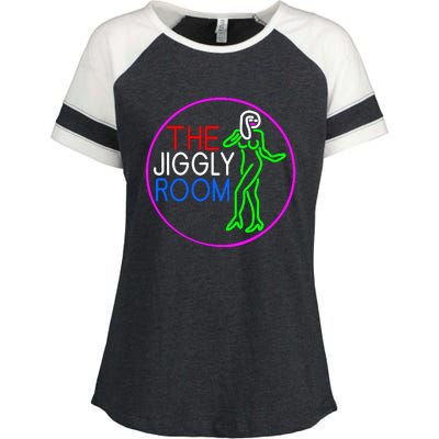 Retro The Jiggly Room Enza Ladies Jersey Colorblock Tee