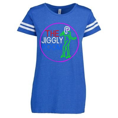 Retro The Jiggly Room Enza Ladies Jersey Football T-Shirt