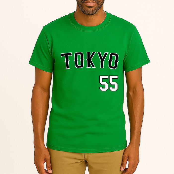 Retro Tokyo Japan Baseball Nippon Soccer Jersey Tall T-Shirt