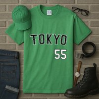 Retro Tokyo Japan Baseball Nippon Soccer Jersey Tall T-Shirt