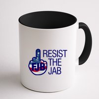 Resist The Jab Flag Mug