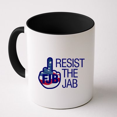 Resist The Jab Flag Mug