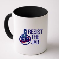 Resist The Jab Flag Mug