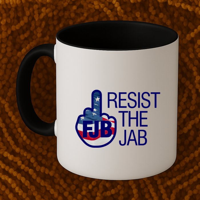 Resist The Jab Flag Mug
