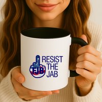 Resist The Jab Flag Mug