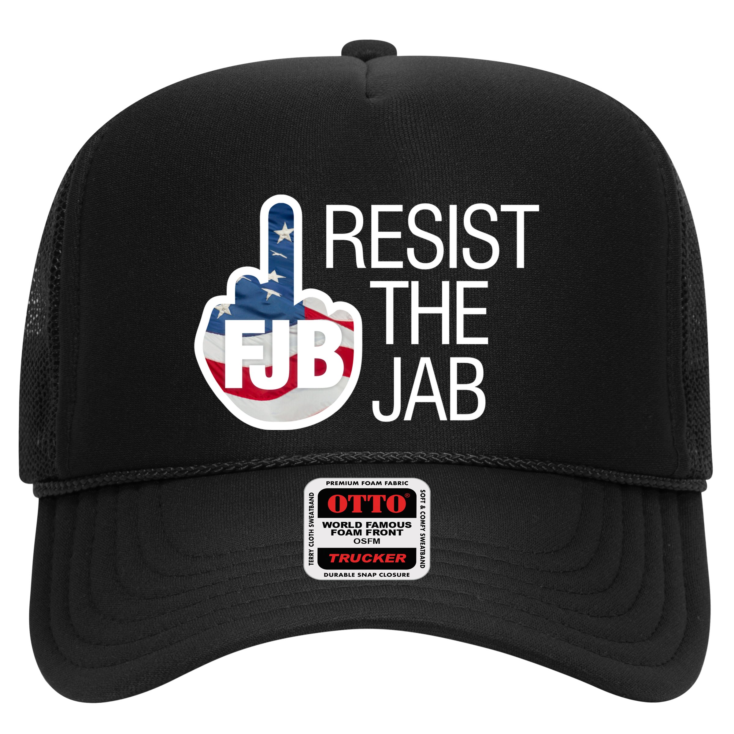 Resist The Jab Flag Hat