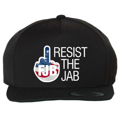 Resist The Jab Flag Wool Snapback Cap
