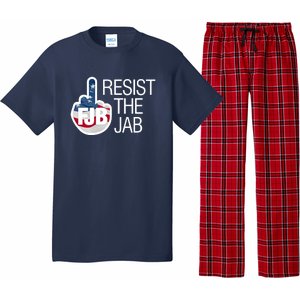 Resist The Jab Flag Pajama Set