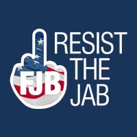 Resist The Jab Flag Youth Performance Sprint T-Shirt
