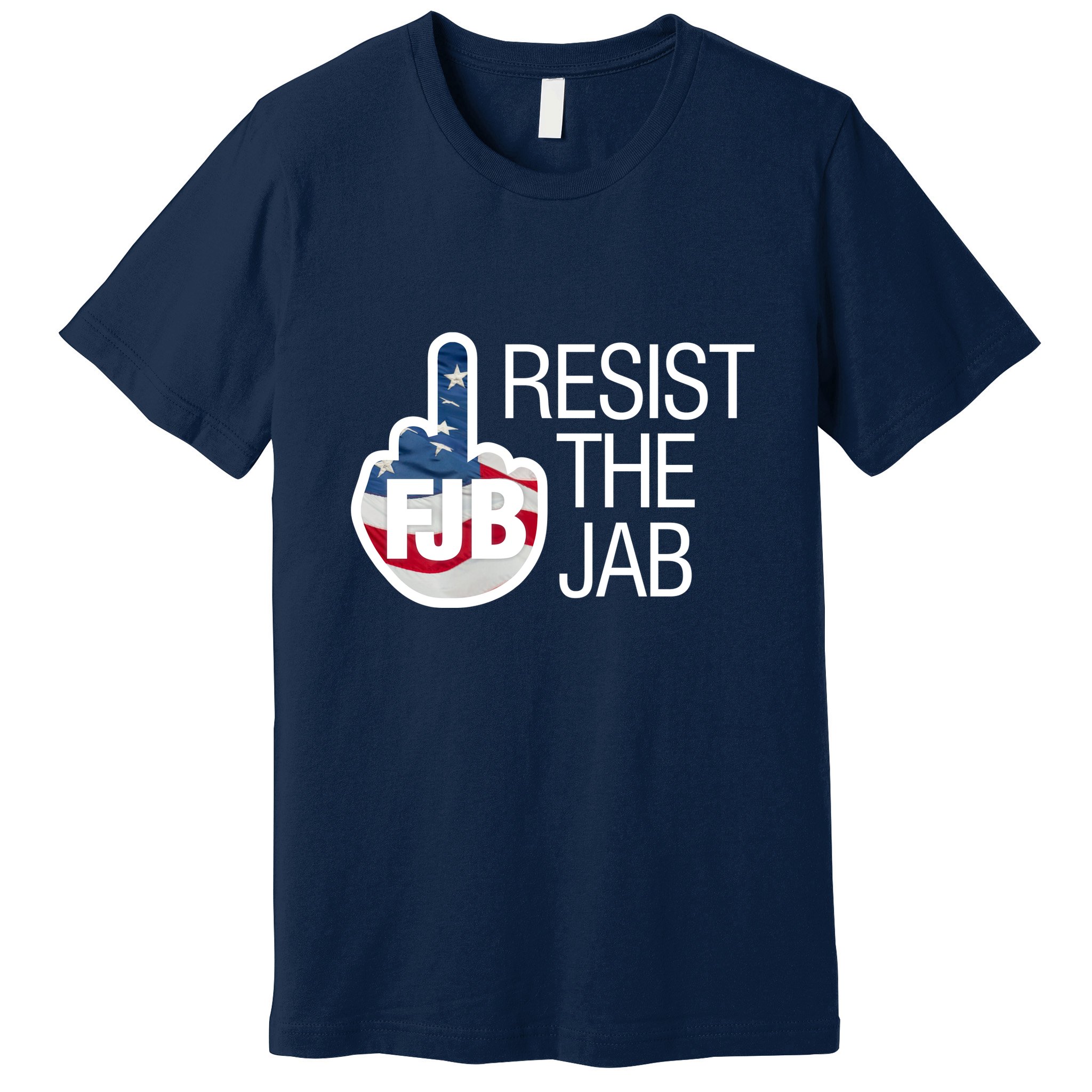Resist The Jab Flag Premium T-Shirt