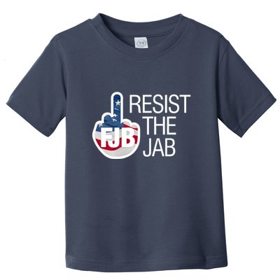 Resist The Jab Flag Toddler T-Shirt
