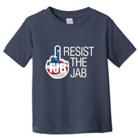 Resist The Jab Flag Toddler T-Shirt