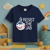 Resist The Jab Flag Toddler T-Shirt
