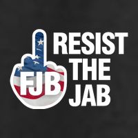 Resist The Jab Flag Logo 25L Jumbo Tote