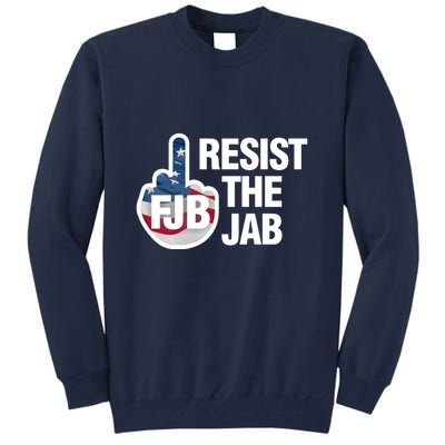 Resist The Jab Flag Logo Tall Sweatshirt