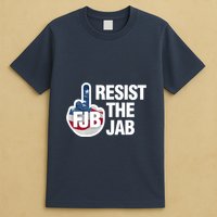 Resist The Jab Flag Logo T-Shirt