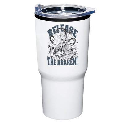 Release the Kraken, Vintage Retro hand drawn Octopus Tumbler