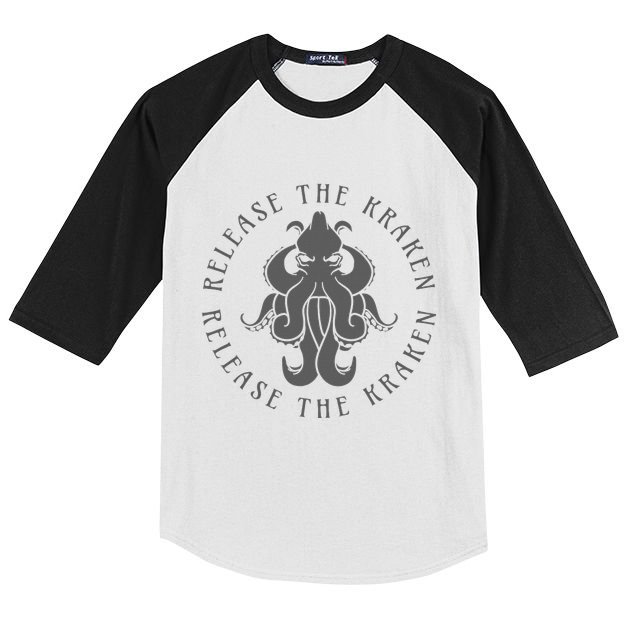 Release The Kraken Kids Colorblock Raglan Jersey