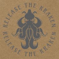 Release The Kraken Cotton Canvas Backpack