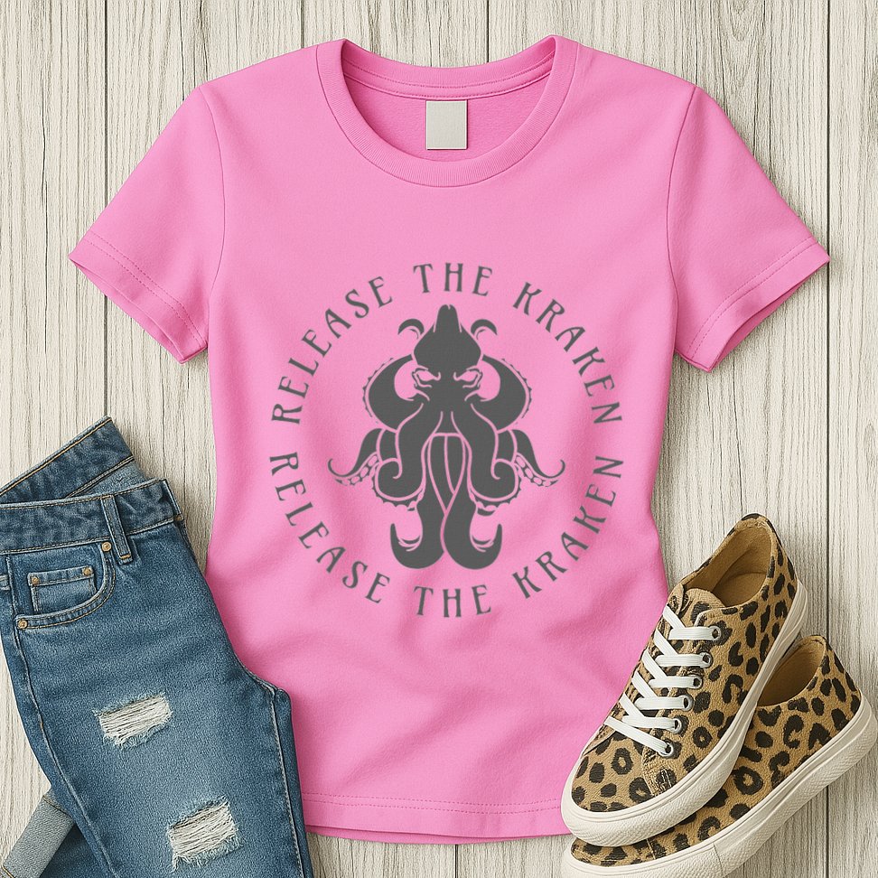 Release The Kraken Womens T-Shirt