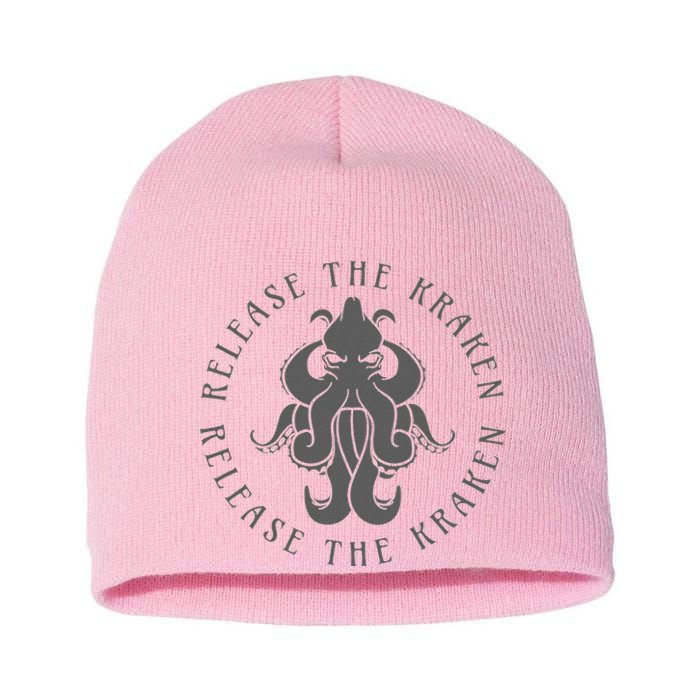 Release The Kraken Short Acrylic Beanie